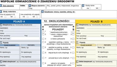 formularz zgłoszenia szkody