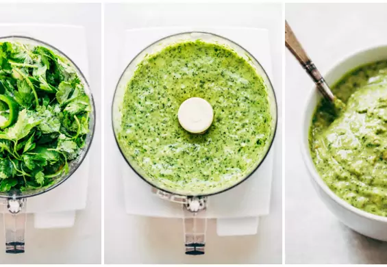 Magiczny zielony sos do sałaty, który możesz użyć także do makaronu i mięsa [5 minut i gotowe]