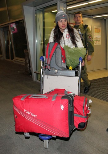 Justyna Kowalczyk wróciła z Soczi w środku nocy