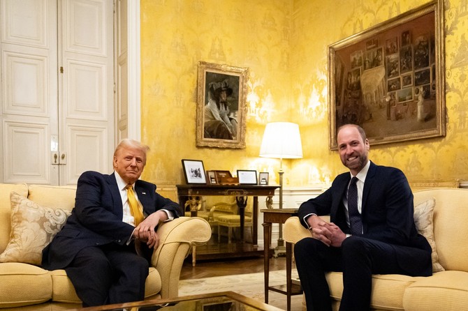 Donald Tramp sa princom Vilijamom