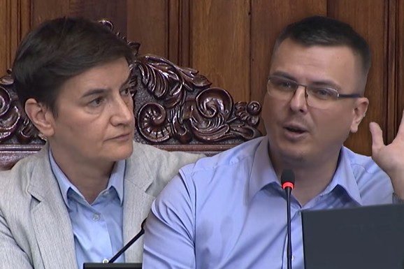 "MALO SE OTREZNITE, MALO HLADNA VODA, PA SE VRATITE" Nova rasprava Brnabić i Parandilovića u Skupštini: "Jedva reči izgovarate"