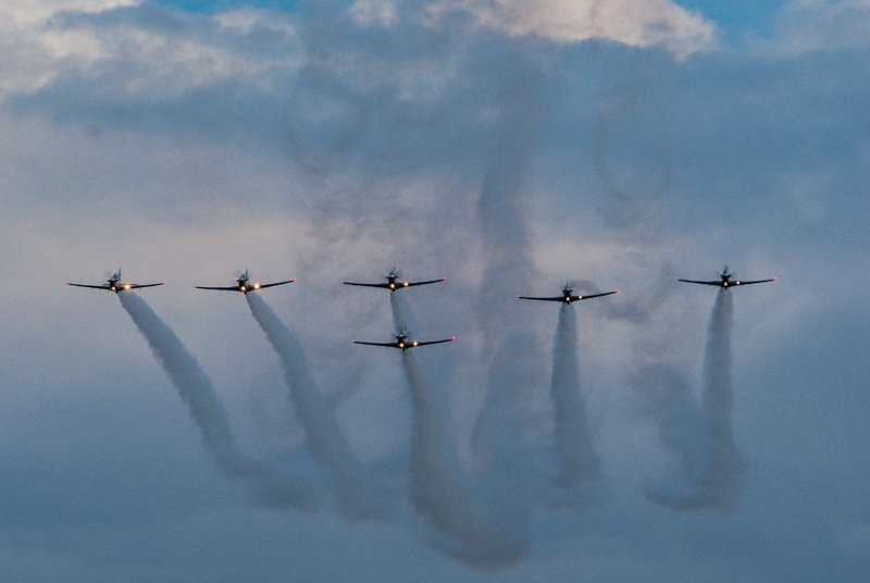 Orliki na pokazach Air Show w Radomiu