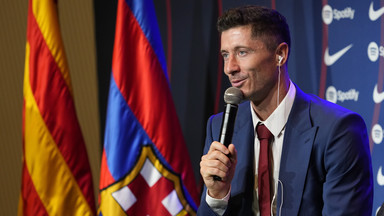 Agent Lewandowskiego wyróżniał się na konferencji prasowej piłkarza