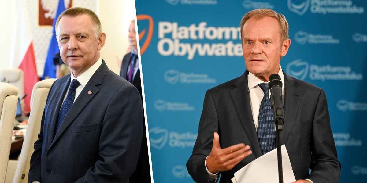 Donald Tusk będzie bronił Mariana Banasia?