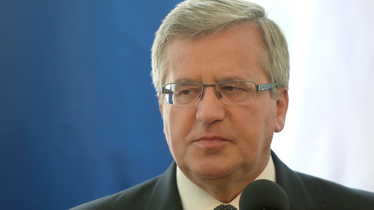 Prezydent Bronisław Komorowski wyraził w piątek poparcie dla kandydatury Radosława Sikorskiego na szefa unijnej dyplomacji. Podkreślił, że ta funkcja daje duże możliwości oddziaływania na wiele spraw, w tym na zachowanie krajów Unii wobec konfliktu rosyjsko-ukraińskiego.