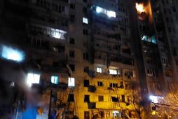 Rosyjski atak na budynki mieszkalne