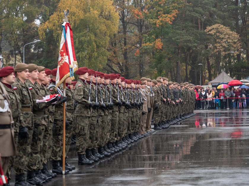 Oświadczyny podczas przysięgi terytorialsów