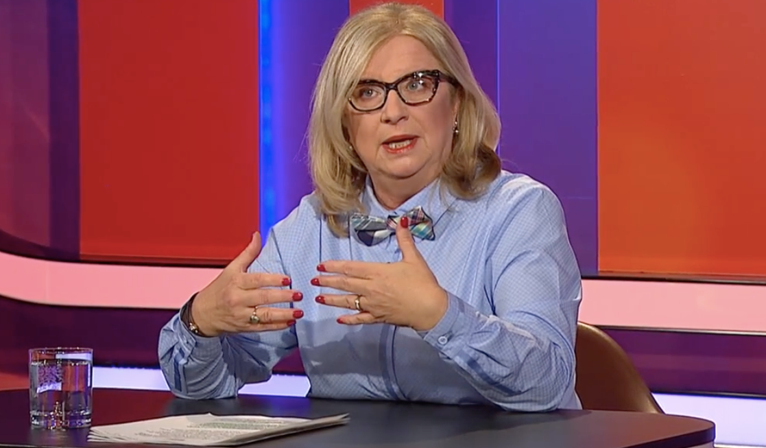 Slovenská moderátorka Elena Vacvalová. 