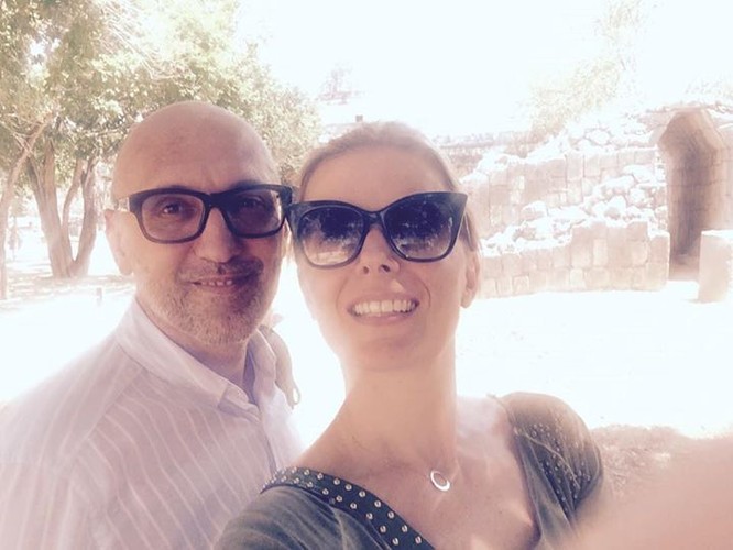 Halina Mlynkova i Leszek Wronka