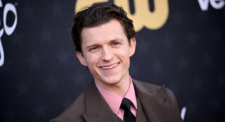 Tom Holland at the 2024 Critics Choice Awards in Santa Monica, California.Lionel Hahn/Getty Images