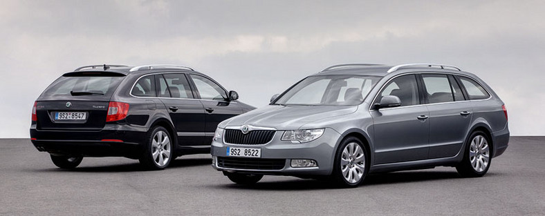 Škoda Superb Combi: facelifting z diodami, common rail w 2010 roku