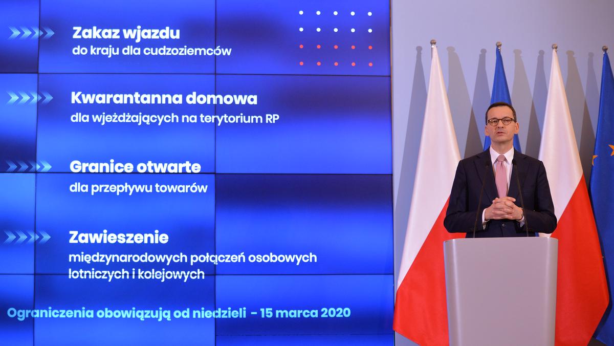 Mateusz Morawiecki koronawirus