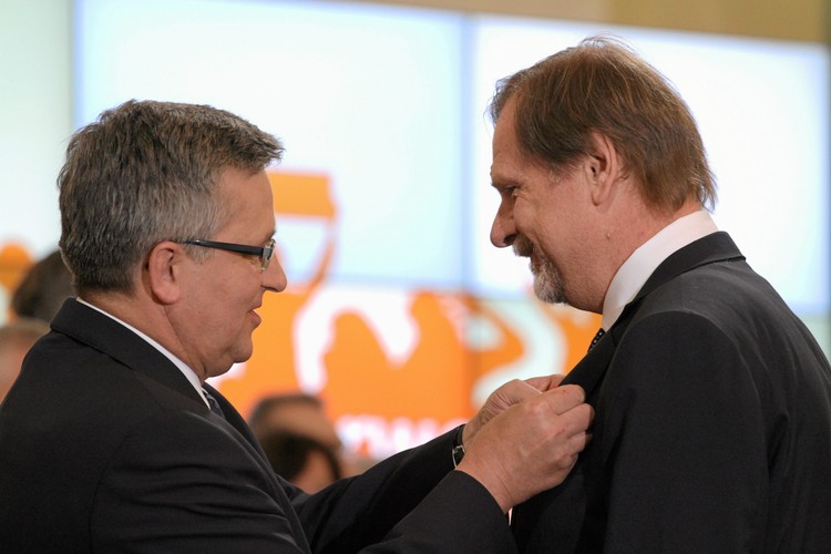 Bronisław Komorowski i Chris Niedenthal.