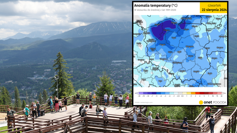 W czwartek nawałnice zanikną, ale przyjdzie duże ochłodzenie [POGODA] (mapa: meteologix.com)