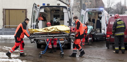 Katastrofa budowlana w Katowicach. Są ranni. 16-latek walczy o życie