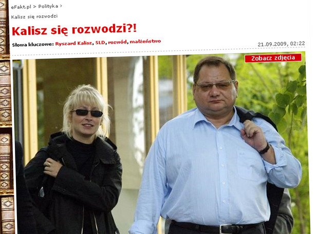 Ryszard Kalisz się rozwodzi?