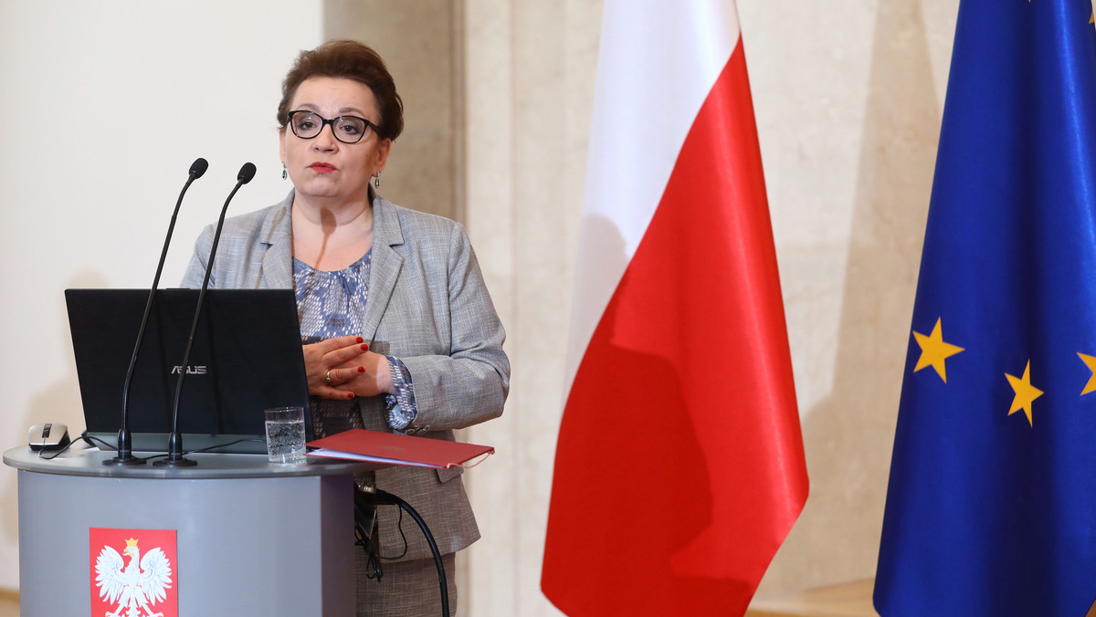 Wrocław: Anna Zalewska zabrała głos ws. szkoły dla niepełnosprawnych dzieci