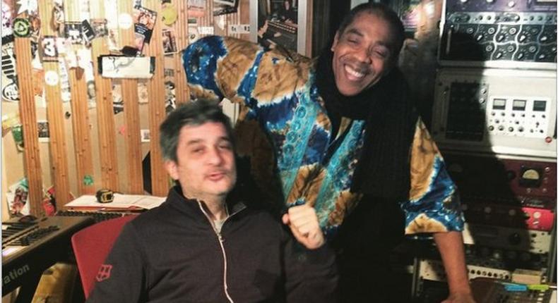 Femi Kuti working on a new project in France