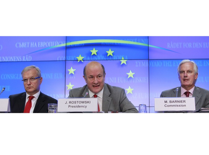 Konferencja prasowa po spotkaniu ministrów finansów UE