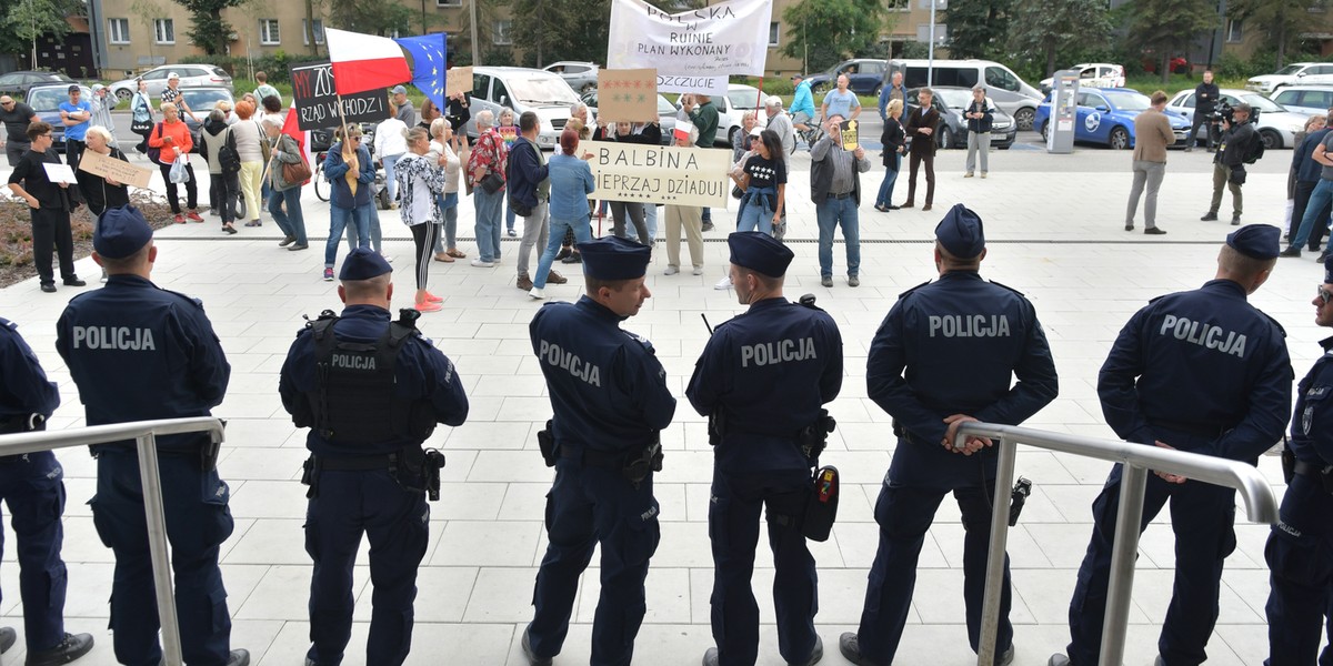 Wizyta prezesa PiS Jarosława Kaczyńskiego w Nowym Targu. 