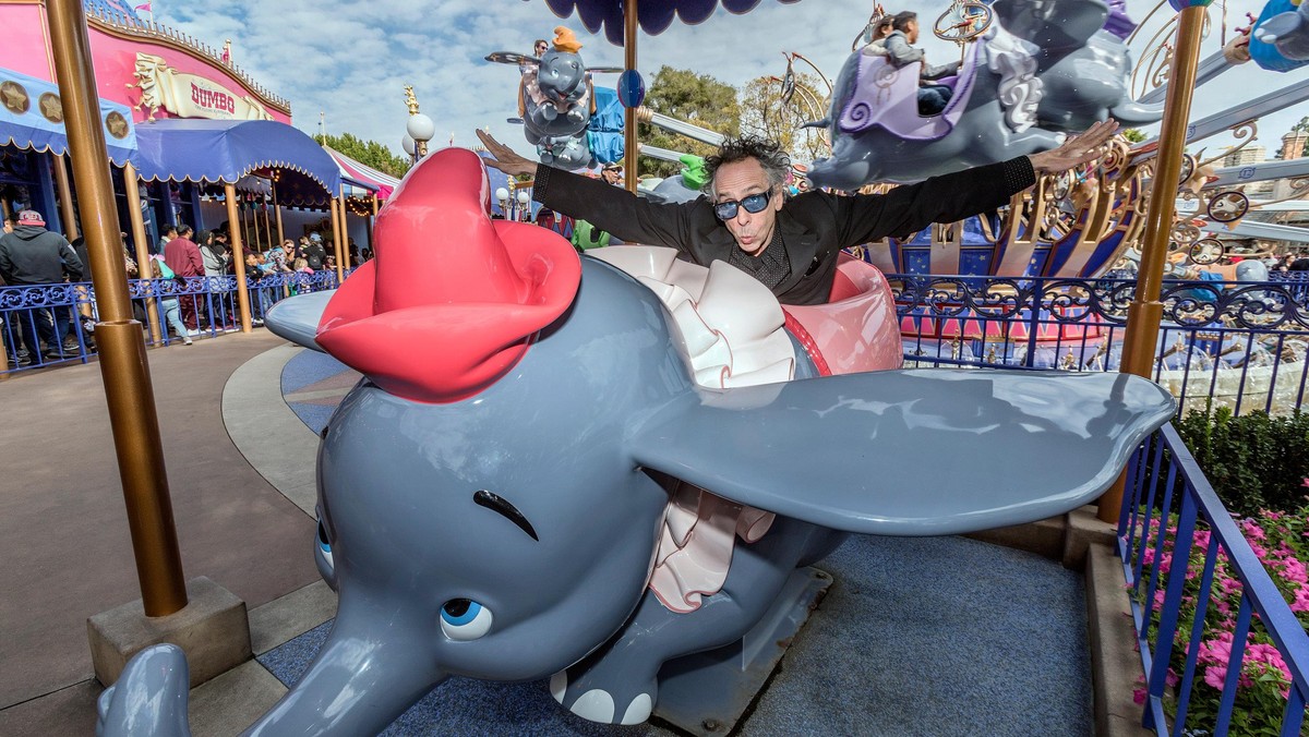 Tim Burton Visits Disneyland