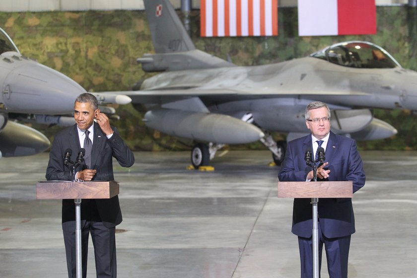 Barack Obama i Bronisław Komorowski