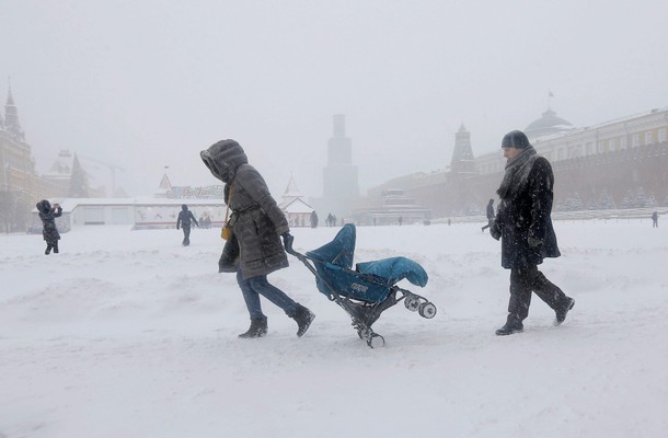 RUSSIA WEATHER SNOWFALL