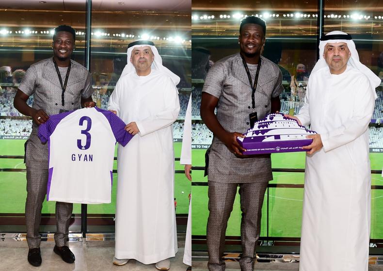 Asamoah Gyan: Ghana legend honoured by former club Al Ain in UAE