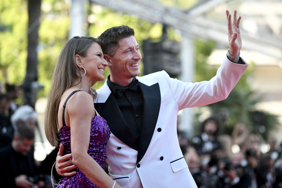 Anna i Robert Lewandowscy na festiwalu w Cannes