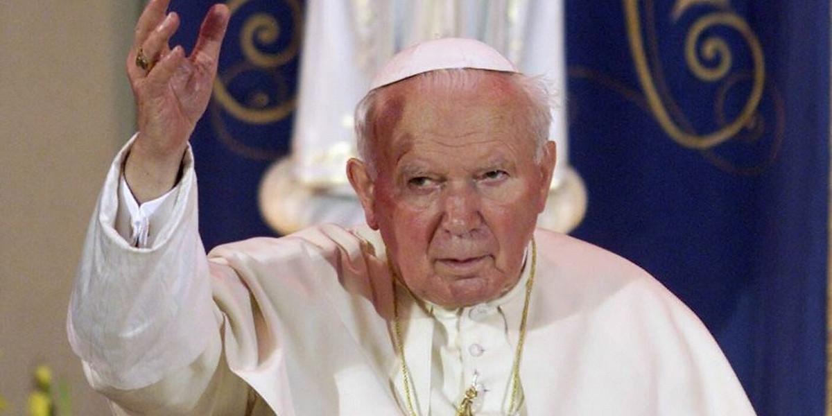 Jan Paweł II w Fatimie.