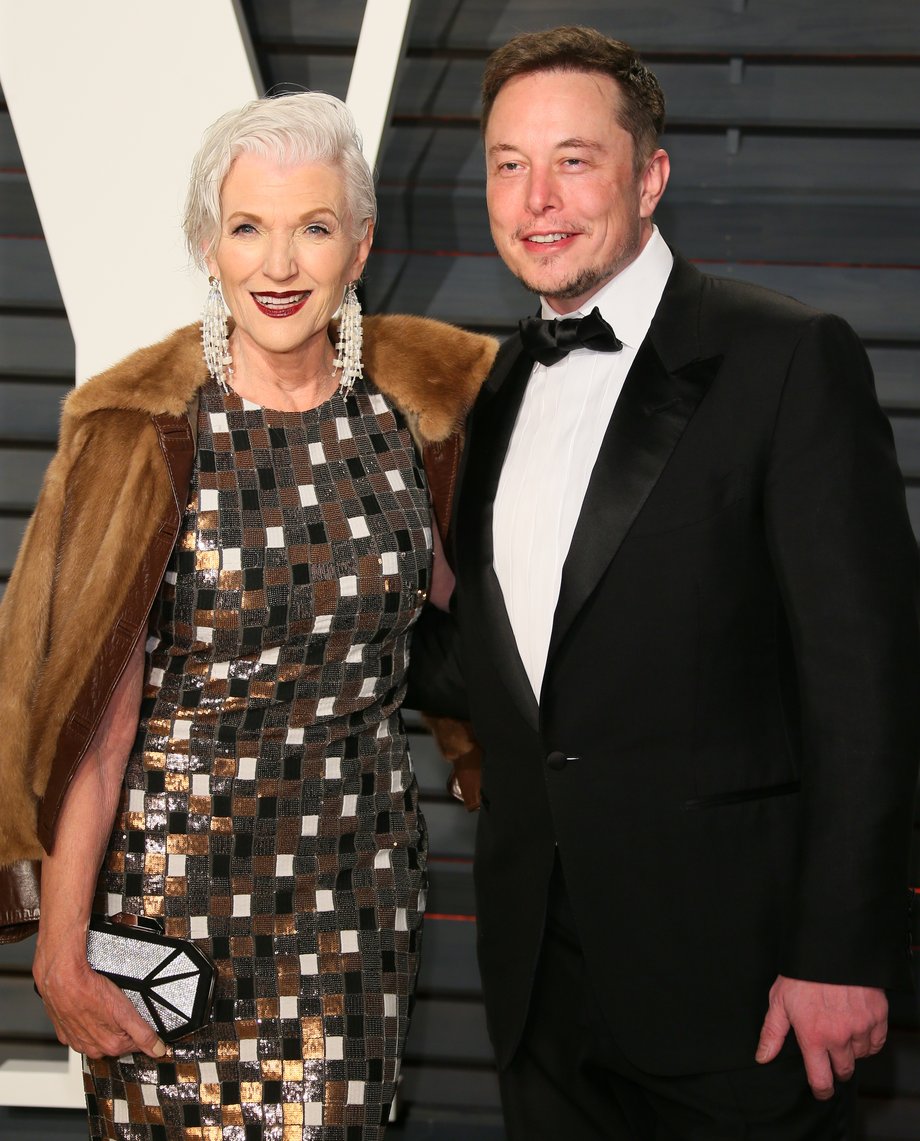 Elon i Maye Musk