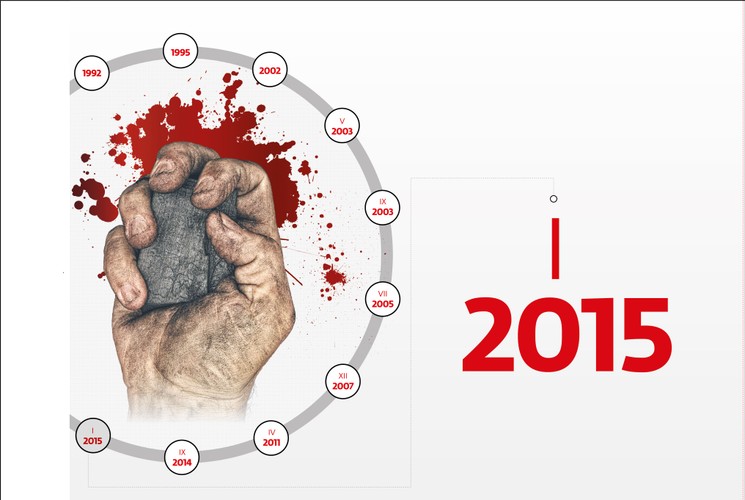 Po ogłoszeniu rządowego planu ratunkowego dla Kompanii Węglowej zakładającego likwidację kilku jej najsłabszych kopalń, na Śląsku protestowało kilka tysięcy górników, w tym ok. 1,5 tys. pod ziemią. Na ulice miast, w których pracowały zagrożone kopalnie, wychodziły codziennie tysiące mieszkańców. W kopalni Makoszowy górnicy prowadzili głodówkę. <br>
Kolegów z KW wsparli w strajku solidarnościowym pod ziemią m.in. koledzy z KHW. Protesty zakończyło porozumienie z 17 stycznia 2015 r. w wyniku którego zamknięto na razie jedynie kopalnię Centrum. Pod koniec miesiąca strajk rozpoczęli górnicy z JSW domagający się m.in. dymisji prezesa Zagórowskiego. Cel osiągnęli.