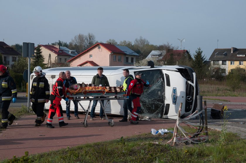 Wypadek na obwodnicy Pelplina