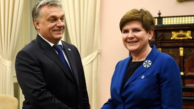 Beata Szydło Viktor Orban