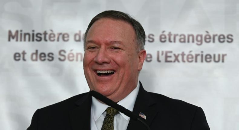 Pompeo is on a tour of Africa