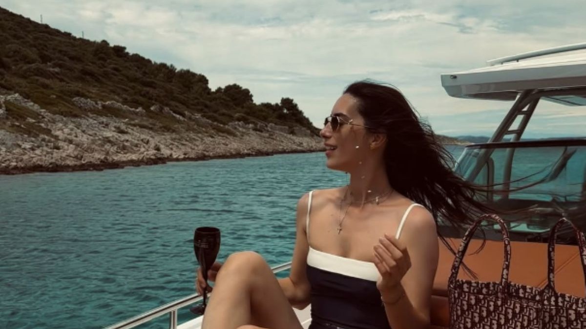 Marija Egelja na jahti