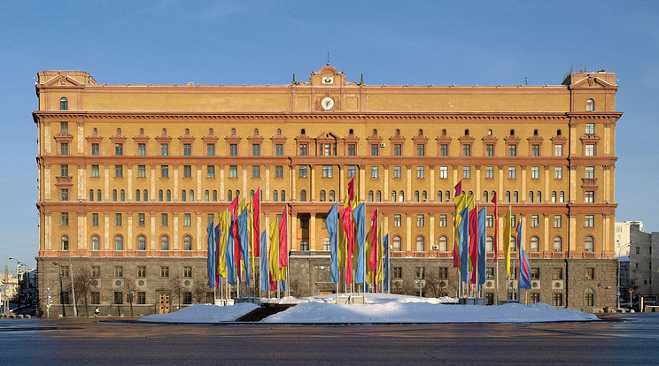 Az FSB épülete a Lubyanka téren Moszkvában /Fotó: Wikipédia