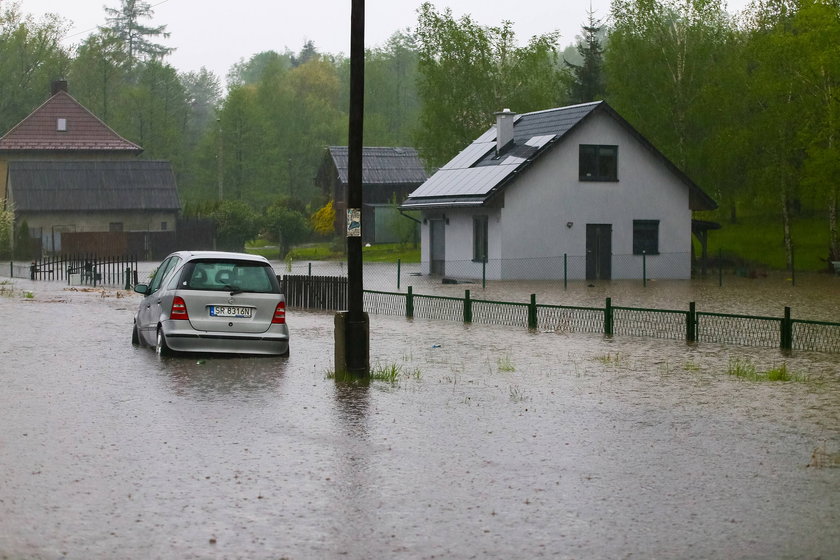 Skutki ulew na Śląsku