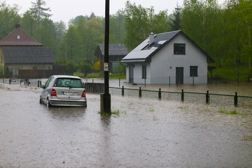 Skutki ulew na Śląsku