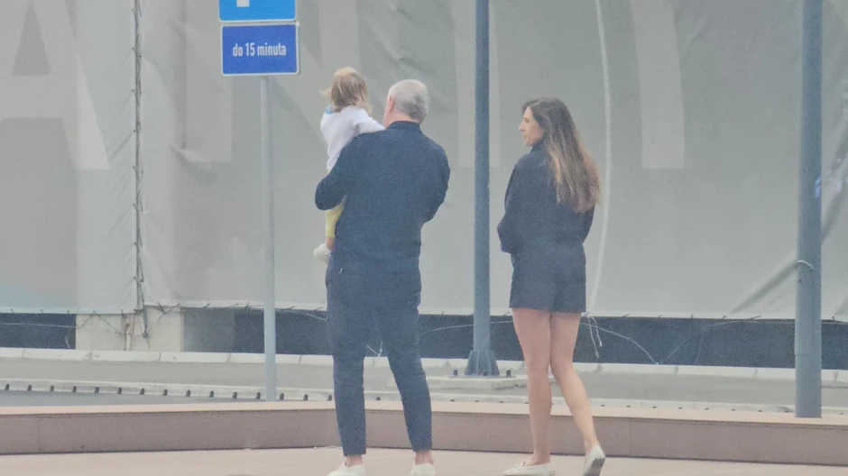 Zvezdan Terzić sa suprugom i detetom