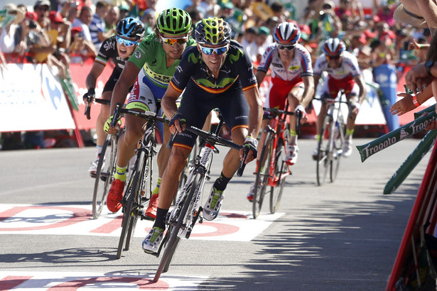 Vuelta a Espana: Majka 8. na czwartym etapie, zwycięstwo Valverde