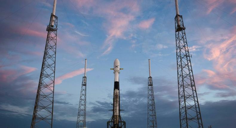 A SpaceX Falcon 9 rocket took off from Cape Canaveral in Florida wiuth 60 satellites on board