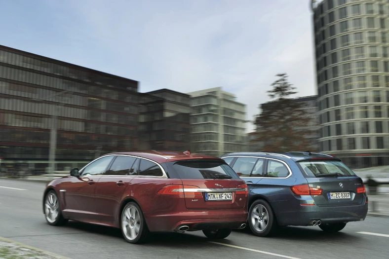 BMW 530d Touring kontra Jaguar XF Sportbrake: luksusowe kombi dla rodziny