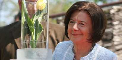 Tulipany Marii Kaczyńskiej trafią na Wawel