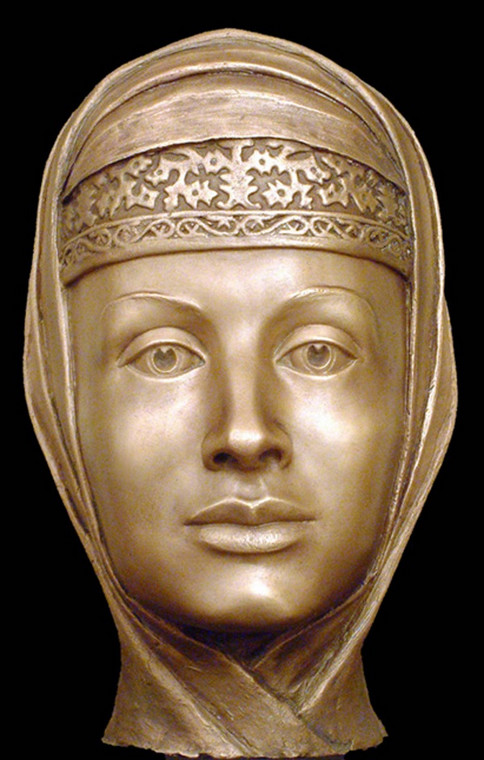 Rekonstrukcja twarzy Marfy, której autorem jest Sergey Nikitin 