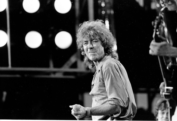 Robert Plant archiwalnie – w 1985 roku na koncercie Live Aid