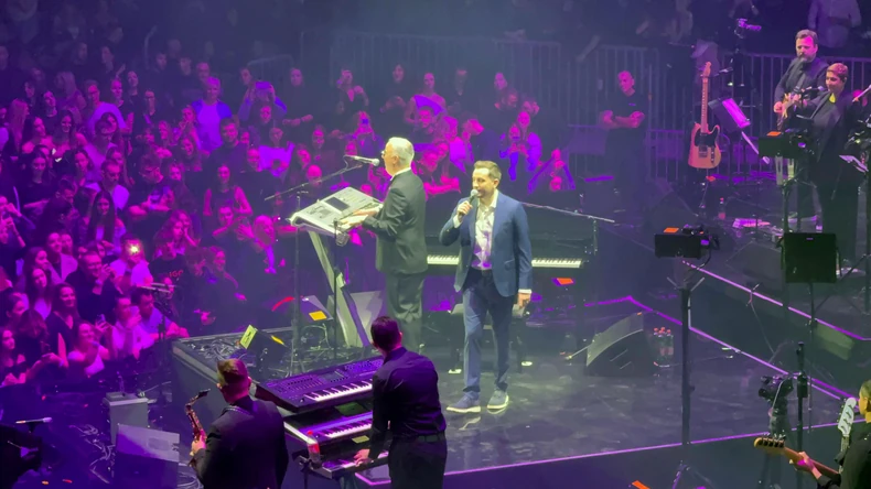 Mirza Selimović na koncertu kod Saše Matića