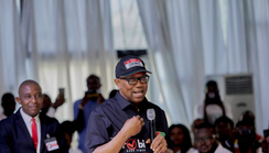 Peter Obi celebrates Christmas with internally displaced persons