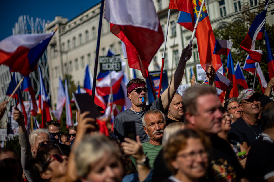 Protest w Pradze