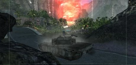 Screen z gry "Crysis"